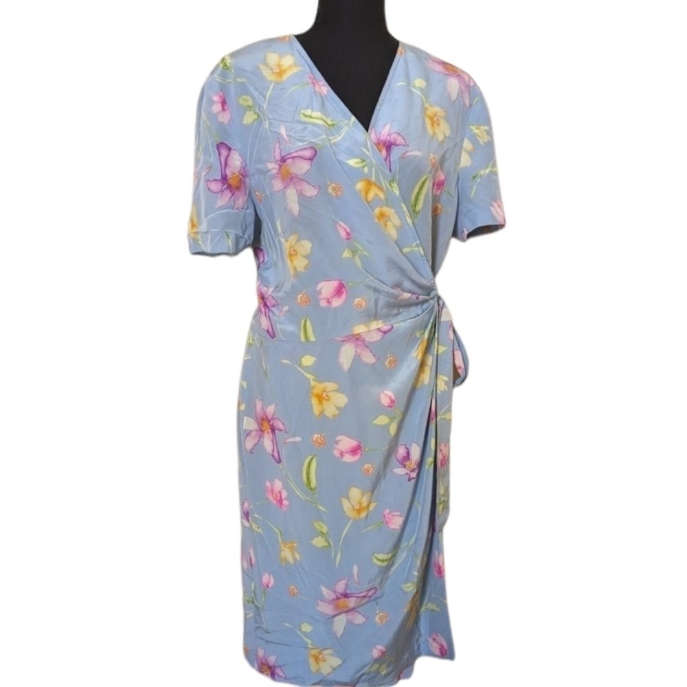 Maggy London Woman Vintage Wrap Dress- Sz 14 but fits more like a medium‎